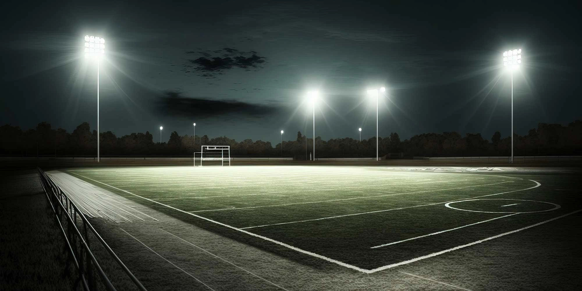 إضاءة ملاعب كرة القدم